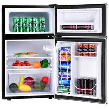 Load image into Gallery viewer, 3.2 cu ft. Compact Stainless Steel Refrigerator-Gray
