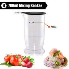 Load image into Gallery viewer, 2 Speed 600 W 4 in 1 Electric Immersion Hand Blender-Black
