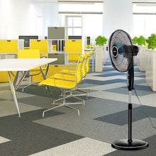 Load image into Gallery viewer, 16&quot; Adjustable Oscillating Pedestal Stand Fan
