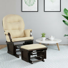 Load image into Gallery viewer, Baby Nursery Relax Rocker Rocking Chair Set-Beige
