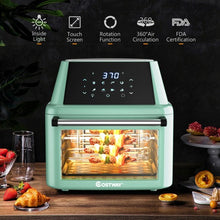 Load image into Gallery viewer, 19 QT Multi-functional Air Fryer Oven 1800W Dehydrator Rotisserie-Green
