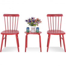 Load image into Gallery viewer, 3 pcs Bistro Steel Table and Chair - Red
