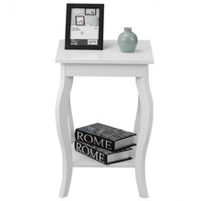 Load image into Gallery viewer, Accent Side End Coffee Table with Storage Shelf
