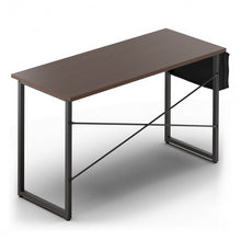 Load image into Gallery viewer, Modern Computer Desk Study Writing Table Home Office with Storage Bag Coffee-L
