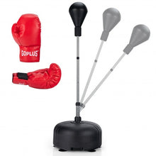 Load image into Gallery viewer, Freestanding Punching Bag with Stand Boxing Gloves for Adult Kids Adjustable
