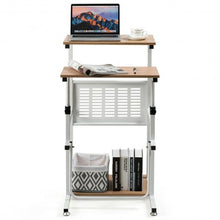 Load image into Gallery viewer, Height Adjustable Stand Up Desk Computer Workstation
