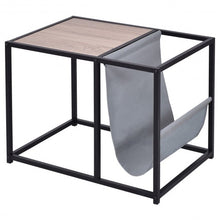 Load image into Gallery viewer, End Table Side Accent Metal Magazine Organizer
