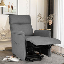 Load image into Gallery viewer, Electric Fabric Padded Power Lift Massage Chair Recliner Sofa-Gray
