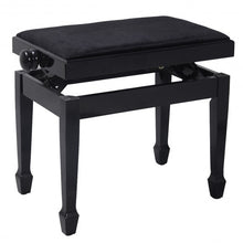 Load image into Gallery viewer, New Height Adjustable 18&quot;-22&quot; Piano Bench Solid Wood Black

