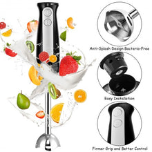 Load image into Gallery viewer, 2 Speed 600 W 4 in 1 Electric Immersion Hand Blender-Black
