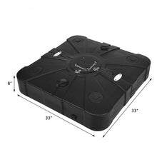 Load image into Gallery viewer, 220 lbs Offset Patio Umbrella Base with Wheels Sand Water Filled
