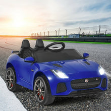 Load image into Gallery viewer, 12V Jaguar F-Type SVR Licensed Kids Ride On Car-Navy
