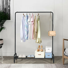 Load image into Gallery viewer, Industrial Heavy Duty Metal Floor Garment Rack
