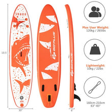 Load image into Gallery viewer, Inflatable Stand Up Paddle Board with Backpack Aluminum Paddle Pump-M
