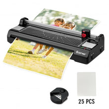 Load image into Gallery viewer, 13&quot; Hot and Cold Paper Trimmer with Corner Rounder and 25 Pouches-Black
