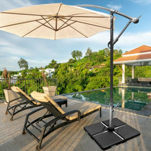 Load image into Gallery viewer, 4 Pcs 238lb Patio Cantilever Offset Umbrella Base Weight Stand
