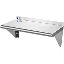 Load image into Gallery viewer, 12&quot; ×24&quot; Stainless Steel NSF Commercial Wall Mount Shelf - Kitchen &amp; Restaurant
