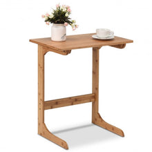 Load image into Gallery viewer, Home Office Bamboo End Side Sofa Laptop Desk
