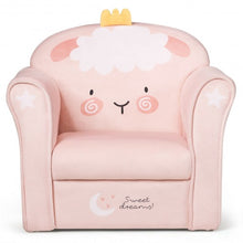 Load image into Gallery viewer, Kids Lamb Sofa Children Armrest Couch
