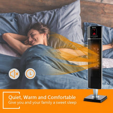 Load image into Gallery viewer, 1500W Portable Tower Heater w/ Timer Remote Control
