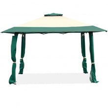Load image into Gallery viewer, 13&#39;x13&#39; Pop Up Canopy Tent Instant Outdoor Folding Canopy Shelter-Green
