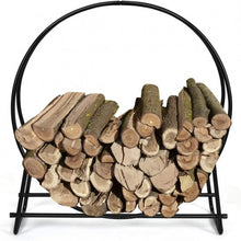 Load image into Gallery viewer, 40-inch Tubular Steel Firewood Storage Rack
