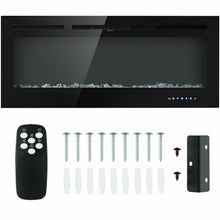 Load image into Gallery viewer, 50 &quot; Electric Fireplace Recessed Wall Mounted with Multicolor Flame
