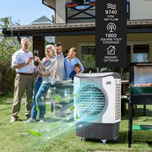 Load image into Gallery viewer, CFM Industrial Evaporative Cooler 4-in-1 Air Cooling Fan 45L Tank-Gray

