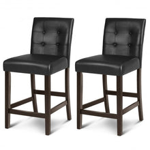 Load image into Gallery viewer, Set of 2  PVC Leather Bar Stools
