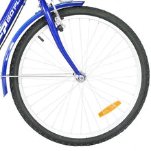 Load image into Gallery viewer, 24&quot; Single Speed 3-wheel Bicycle Adult Tricycle Seat-Blue

