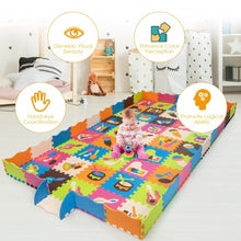 Load image into Gallery viewer, 125 Pieces Baby Foam Interlocking Play Mat with Fence Instruments Styles
