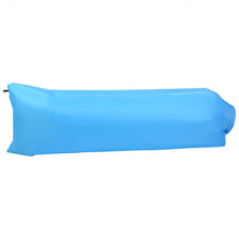 Load image into Gallery viewer, Outdoor Portable Lazy Inflatable Sleeping Camping Bed-Blue
