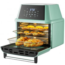 Load image into Gallery viewer, 19 QT Multi-functional Air Fryer Oven 1800W Dehydrator Rotisserie-Green
