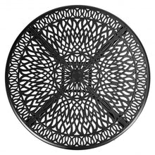 Load image into Gallery viewer, 36&quot; Cast Aluminum Round Patio Dining Table with Umbrella Hole

