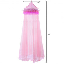 Load image into Gallery viewer, Elegant Lace Princess Round Dome Bedding Net
