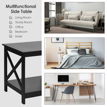 Load image into Gallery viewer, X-Design Display Accent Sofa Side Nightstand Table-Black

