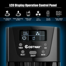 Load image into Gallery viewer, 2-In-1 Ice Maker Water Dispenser 36lbs/24H LCD Display-Black
