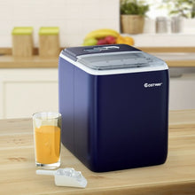 Load image into Gallery viewer, 44 lbs Portable Countertop Ice Maker Machine with Scoop-Navy
