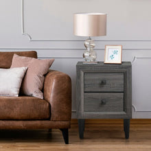 Load image into Gallery viewer, 2PCS Nightstand W/2 Drawer Multipurpose

