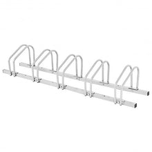 Load image into Gallery viewer, 5 Bicycle Stand Parking Rack Garage Storage Organizer-Silver
