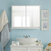Load image into Gallery viewer, Wall Mounted Bathroom Cabinet Double Mirror Door Shelf
