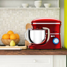 Load image into Gallery viewer, 6.3 Quart Tilt-Head Food Stand Mixer 6 Speed 660W-Red
