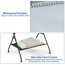 Load image into Gallery viewer, Portable Infant Changing Station Baby Diaper Table with Safety Belt-Black
