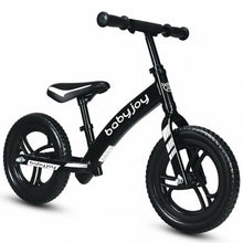 Load image into Gallery viewer, 12&quot; Kids No-Pedal Balance Bike with Adjustable Seat-Black
