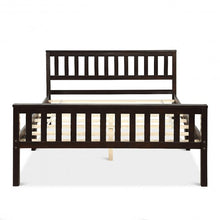 Load image into Gallery viewer, Wood Bed Frame Wood Slats Support Platform Full Size
