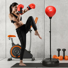 Load image into Gallery viewer, Boxing Punching Stand Set with Boxing Gloves
