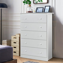 Load image into Gallery viewer, Functional Storage Organized Dresser with 5 Drawer-White
