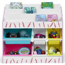 Load image into Gallery viewer, Kids Toy Storage Organizer Children Storage Bins &amp; Book Sleeves
