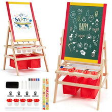 Load image into Gallery viewer, Flip-Over Double-Sided Kids Art Easel
