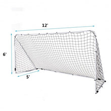 Load image into Gallery viewer, Outdoor Sports Weatherproof Steel Football Goal Net-12&#39; x 6&#39;
